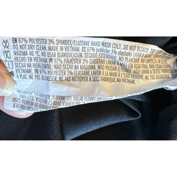 Forever‎ 21 Womens Large Slip Dress Black Satin Silky Midi Dress HOCO Going Out - Picture 5 of 6